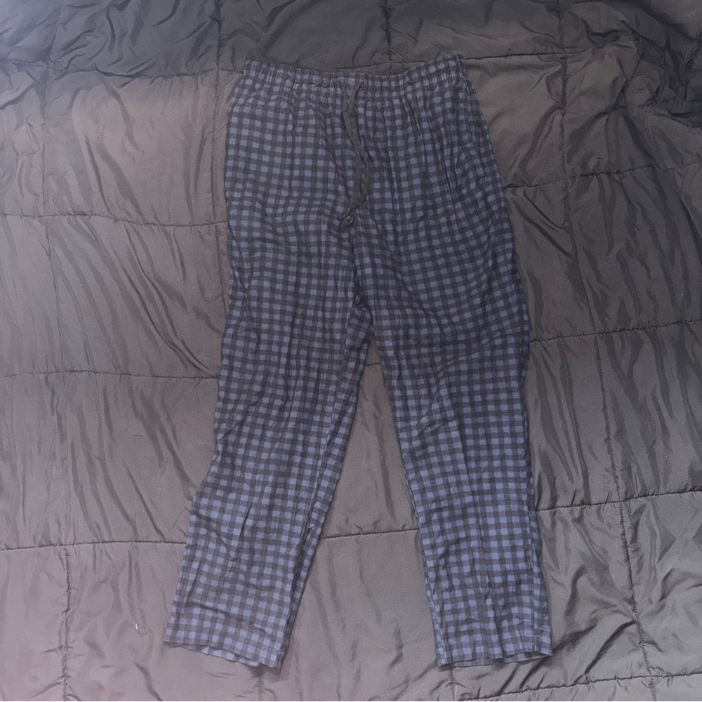 Nautica Blue Plaid Pajama Pants